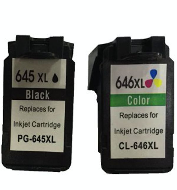 Remanufactured Value Pack 1 x PG645XL Black & 1 x CL646XL Colour *New Chip