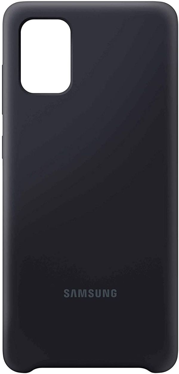 SAMSUNG A71 SILICONE COVER BLACK