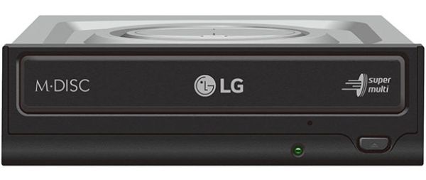 LG GH24NSD1 24x SATA Internal DVD - M-DISC Support Silent Play, Jamless Play, Cyberlink Power 2 Go. OEM Bulk Packaging