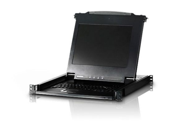 ATEN 17 LCD KVM Slide Console RackMountable, Keyboard (3PL)